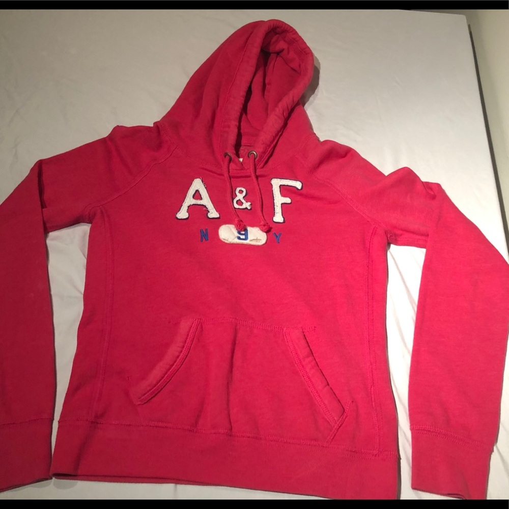 Abercrombie & Fitch hot pink hoodie
